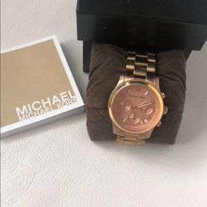 Rose gold watch